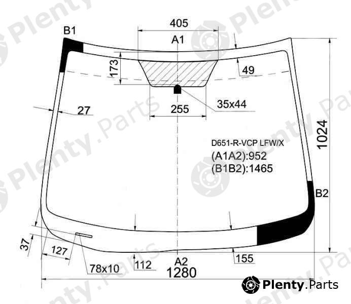  XYG part D651-R-VCPLFW/X (D651RVCPLFWX) Replacement part