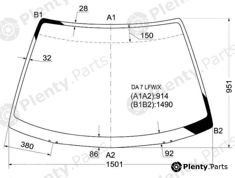  XYG part DA7LFW/X (DA7LFWX) Replacement part