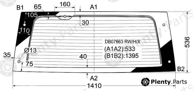  XYG part DB07663RW/H/X (DB07663RWHX) Replacement part