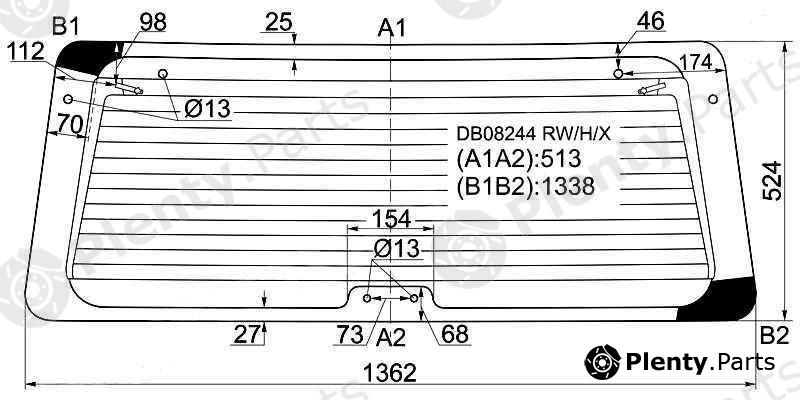  XYG part DB08244RW/H/X (DB08244RWHX) Replacement part