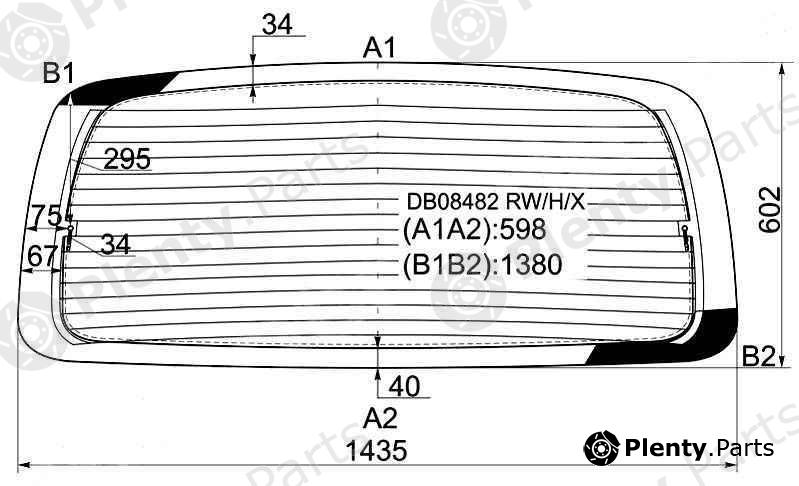  XYG part DB08482RW/H/X (DB08482RWHX) Replacement part