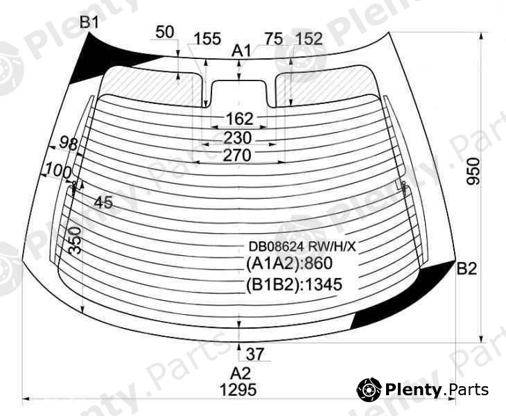  XYG part DB08624RW/H/X (DB08624RWHX) Replacement part