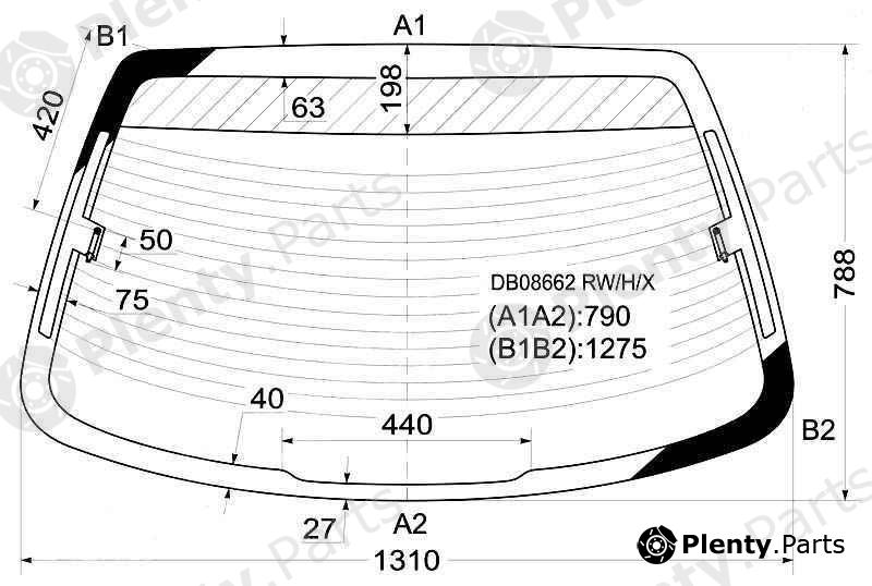  XYG part DB08662RW/H/X (DB08662RWHX) Replacement part