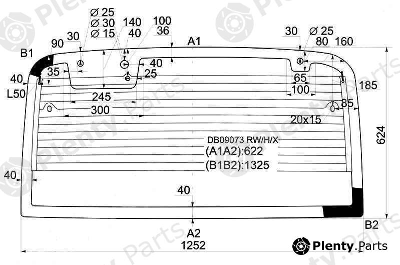 XYG part DB09073RW/H/X (DB09073RWHX) Replacement part