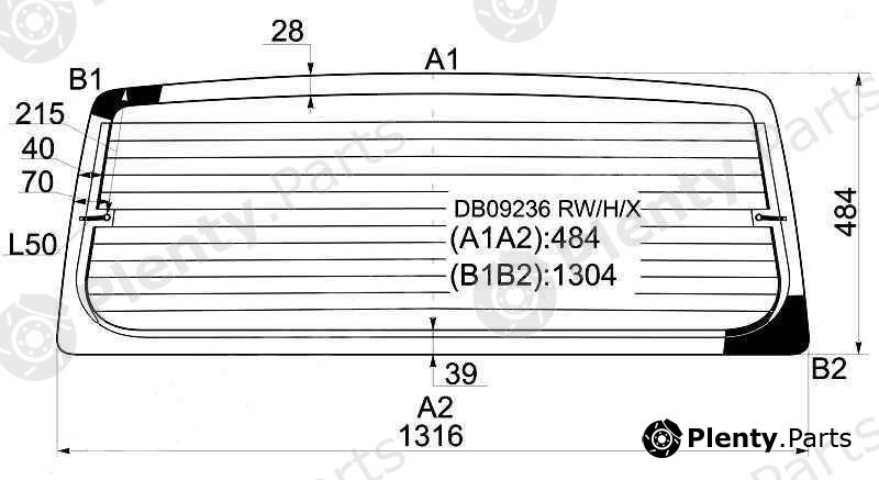  XYG part DB09236RW/H/X (DB09236RWHX) Replacement part