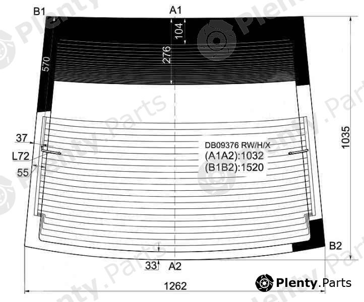  XYG part DB09376RW/H/X (DB09376RWHX) Replacement part
