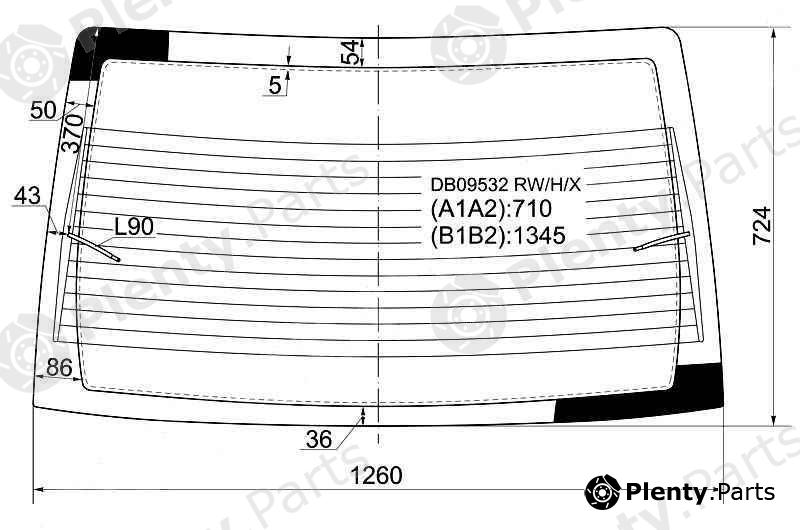  XYG part DB09532RW/H/X (DB09532RWHX) Replacement part