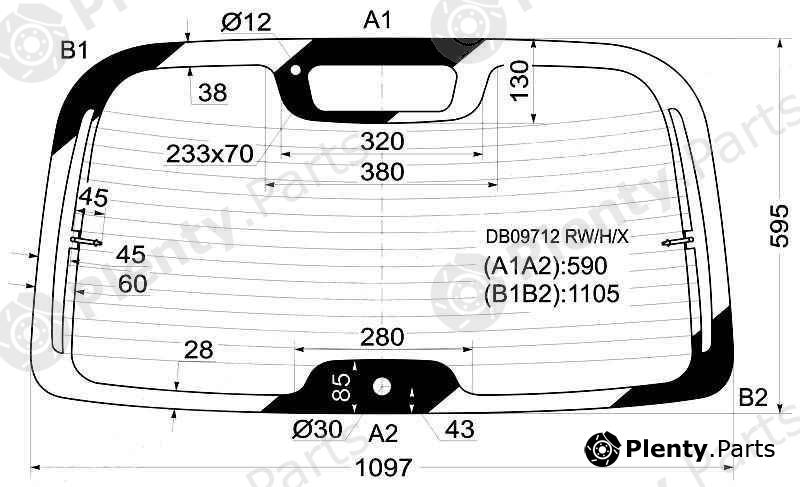  XYG part DB09712RW/H/X (DB09712RWHX) Replacement part