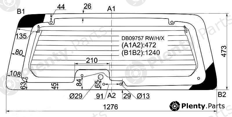  XYG part DB09757RW/H/X (DB09757RWHX) Replacement part