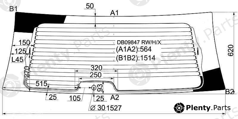  XYG part DB09847RW/H/X (DB09847RWHX) Replacement part