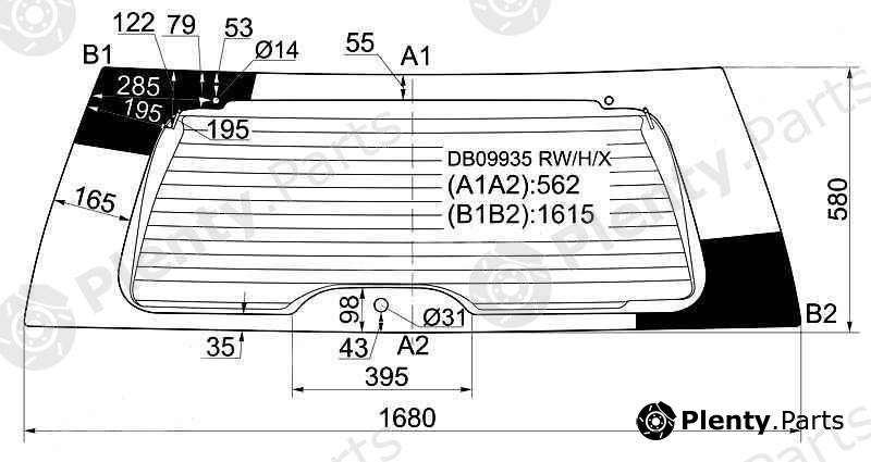  XYG part DB09935RW/H/X (DB09935RWHX) Replacement part
