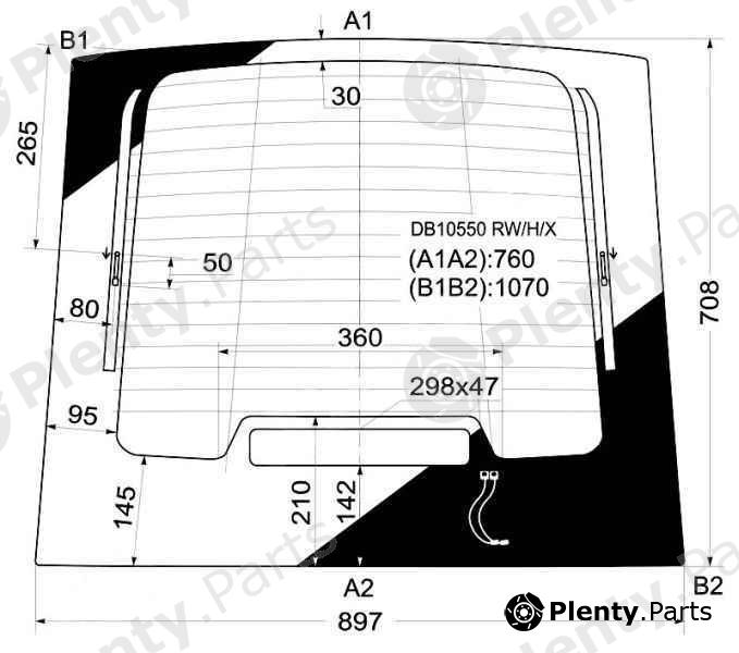  XYG part DB10550RW/H/X (DB10550RWHX) Replacement part