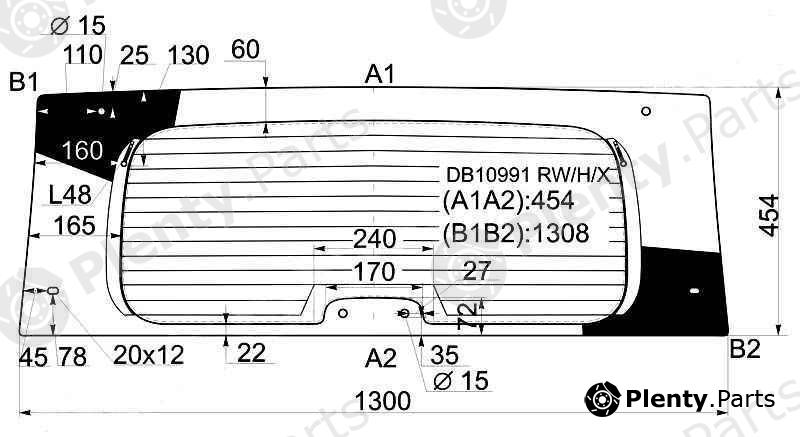  XYG part DB10991RW/H/X (DB10991RWHX) Replacement part