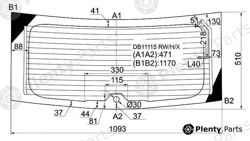  XYG part DB11115RW/H/X (DB11115RWHX) Replacement part