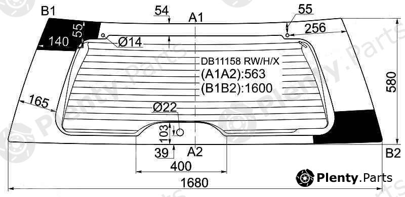  XYG part DB11158RW/H/X (DB11158RWHX) Replacement part
