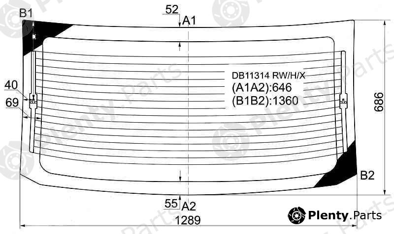  XYG part DB11314RW/H/X (DB11314RWHX) Replacement part
