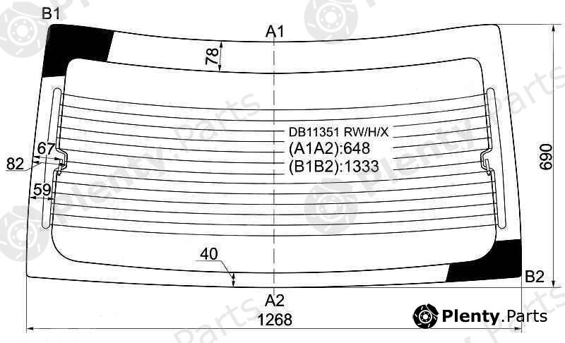  XYG part DB11351RW/H/X (DB11351RWHX) Replacement part