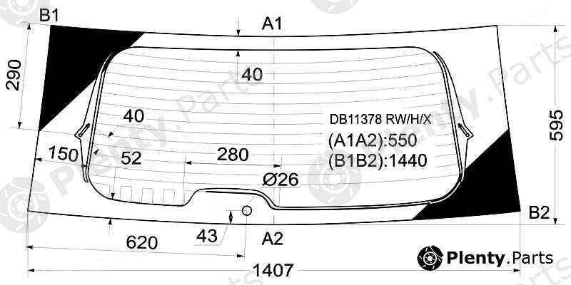  XYG part DB11378RW/H/X (DB11378RWHX) Replacement part