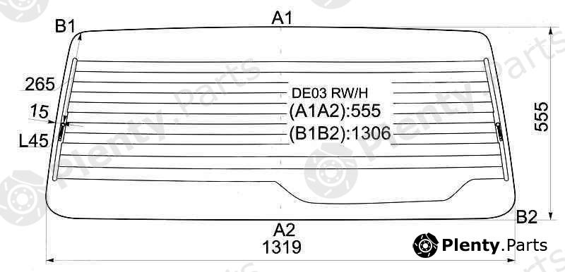  XYG part DE03RW/H (DE03RWH) Replacement part