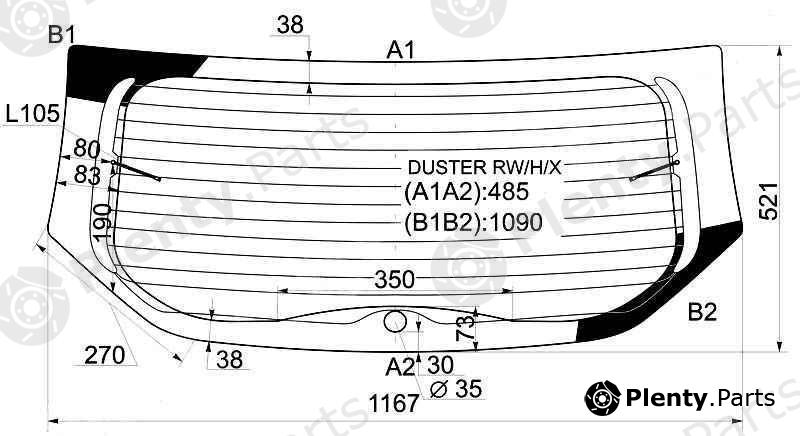  XYG part DUSTERRW/H/X (DUSTERRWHX) Replacement part