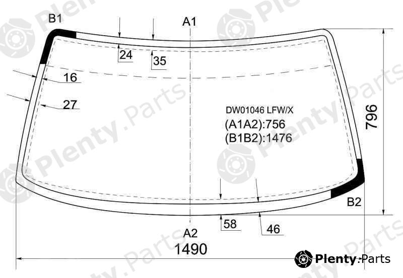  XYG part DW01046LFW/X (DW01046LFWX) Replacement part