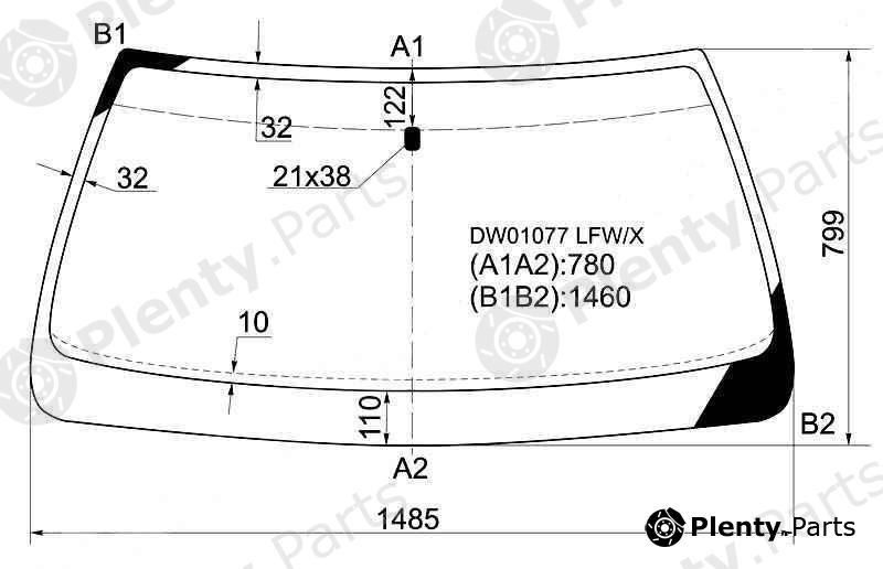  XYG part DW01077LFW/X (DW01077LFWX) Replacement part