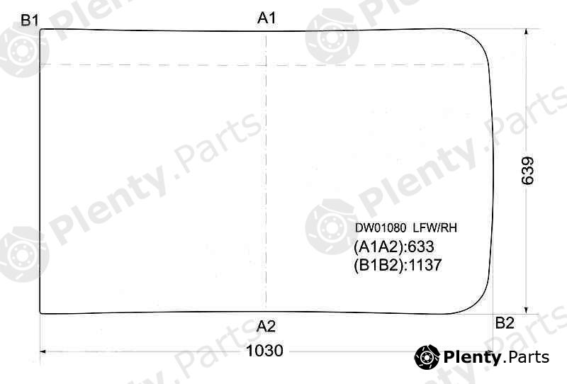  XYG part DW01080LFW/RH (DW01080LFWRH) Replacement part