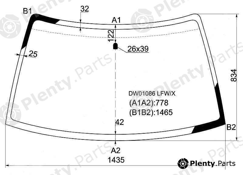  XYG part DW01086LFW/X (DW01086LFWX) Replacement part