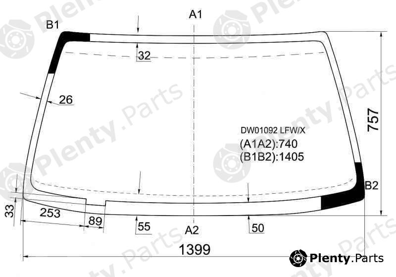  XYG part DW01092LFW/X (DW01092LFWX) Replacement part