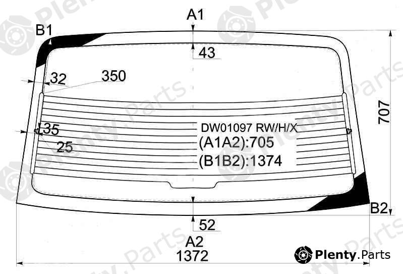  XYG part DW01097RW/H/X (DW01097RWHX) Replacement part