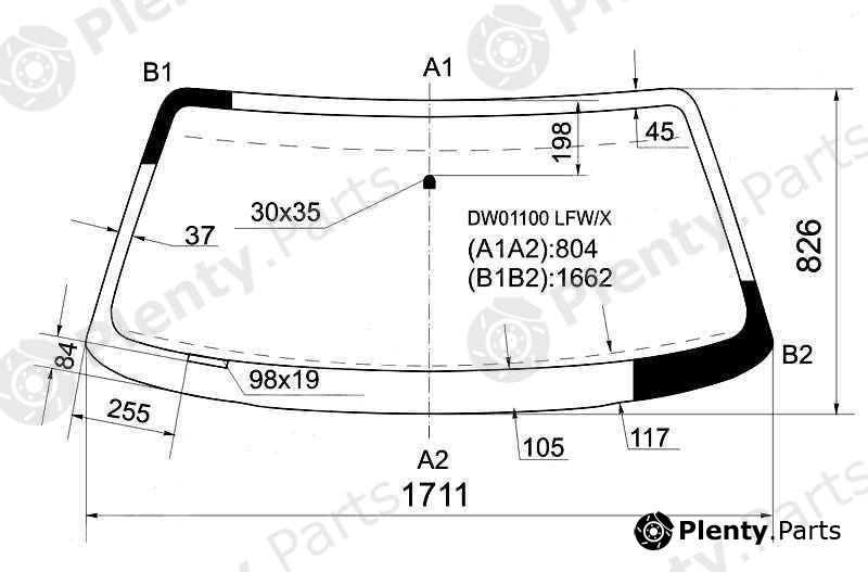  XYG part DW01100LFW/X (DW01100LFWX) Replacement part