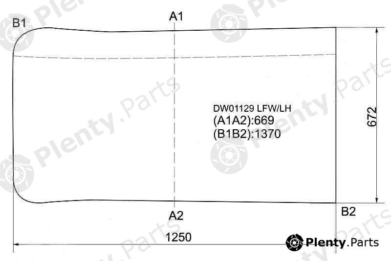  XYG part DW01129LFW/LH (DW01129LFWLH) Replacement part
