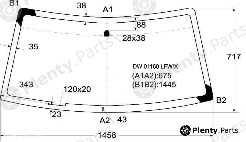  XYG part DW01160LFW/X (DW01160LFWX) Replacement part