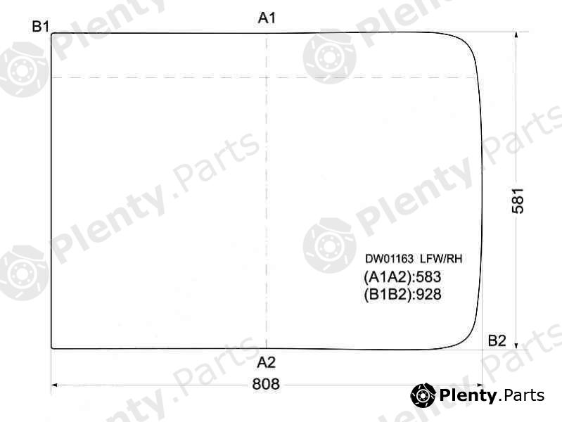  XYG part DW01163LFW/RH (DW01163LFWRH) Replacement part