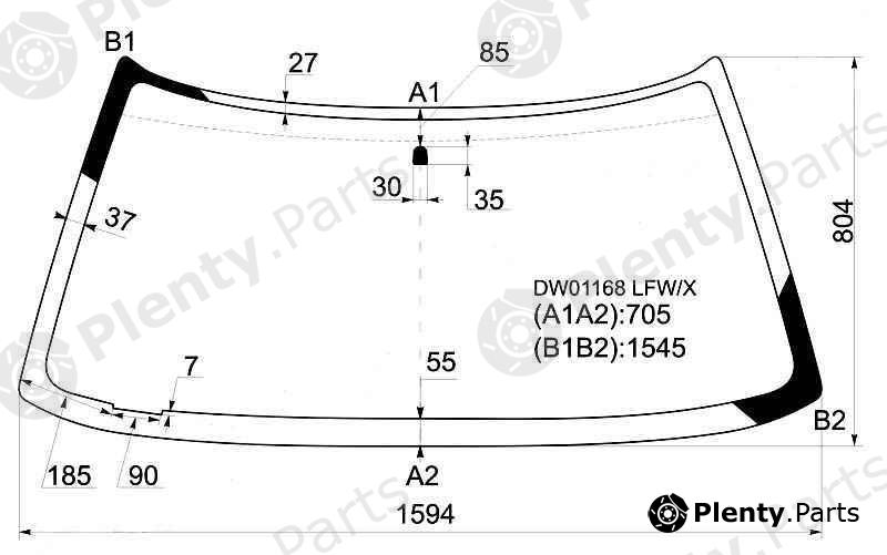  XYG part DW01168LFW/X (DW01168LFWX) Replacement part