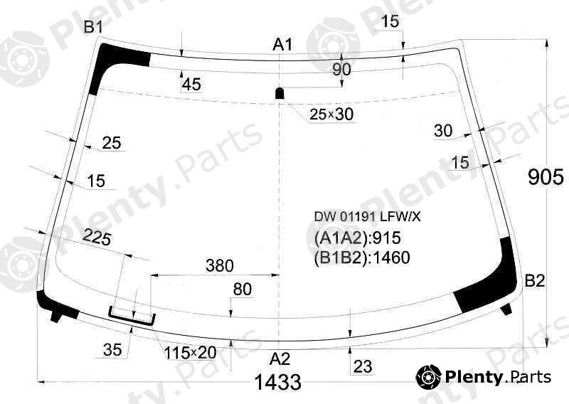  XYG part DW01191LFW/X (DW01191LFWX) Replacement part