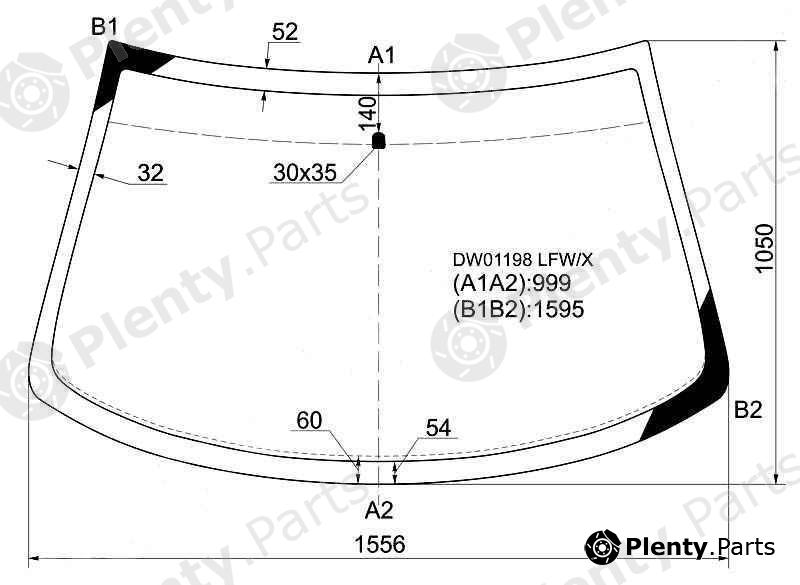  XYG part DW01198LFW/X (DW01198LFWX) Replacement part