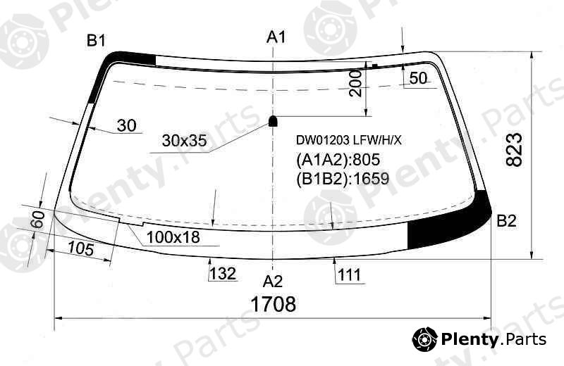  XYG part DW01203LFW/H/X (DW01203LFWHX) Replacement part
