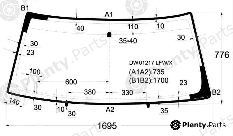  XYG part DW01217LFW/X (DW01217LFWX) Replacement part