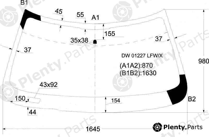  XYG part DW01227LFW/X (DW01227LFWX) Replacement part