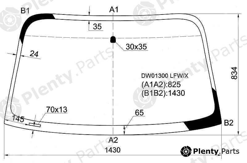  XYG part DW01300LFW/X (DW01300LFWX) Replacement part
