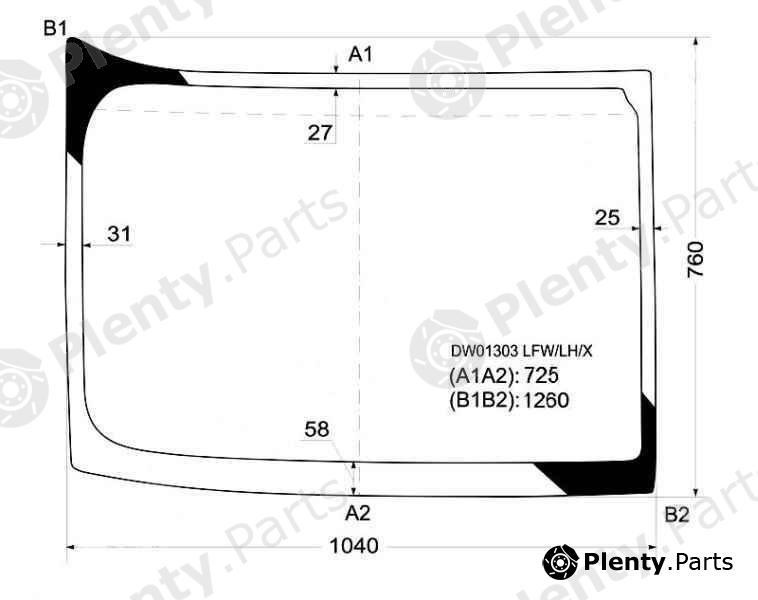  XYG part DW01303LFW/LH/X (DW01303LFWLHX) Replacement part