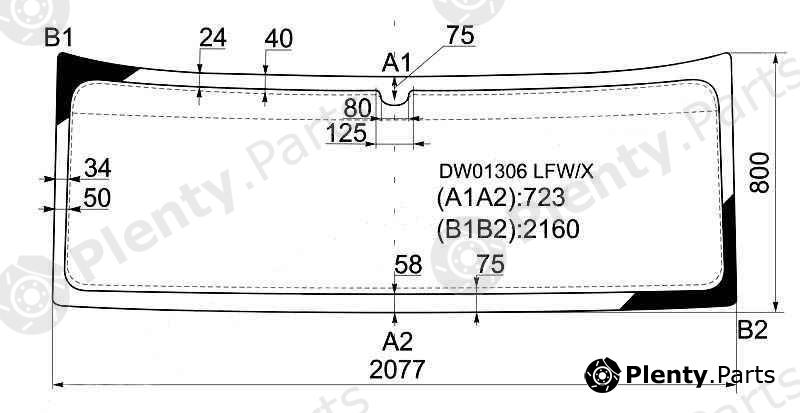  XYG part DW01306LFW/X (DW01306LFWX) Replacement part