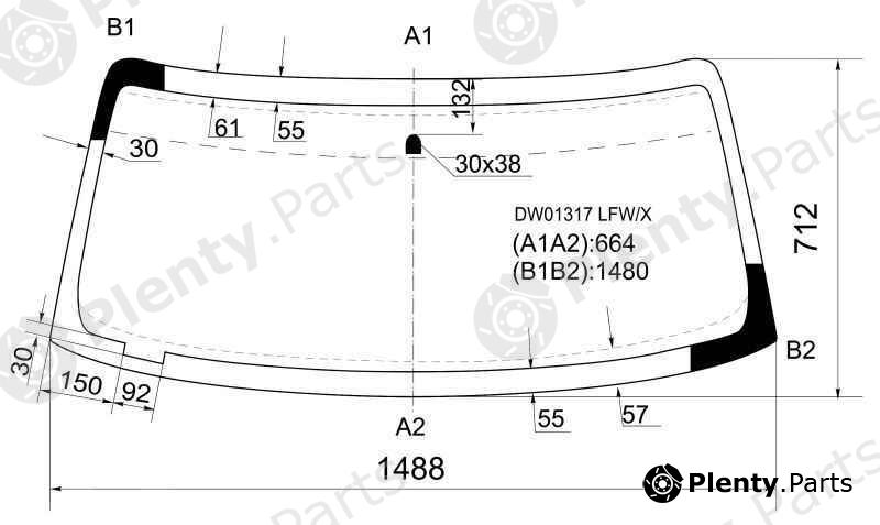  XYG part DW01317LFW/X (DW01317LFWX) Replacement part
