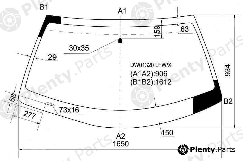  XYG part DW01320LFW/X (DW01320LFWX) Replacement part