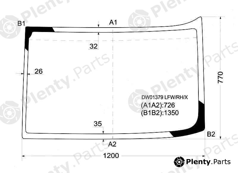  XYG part DW01379LFW/RH/X (DW01379LFWRHX) Replacement part