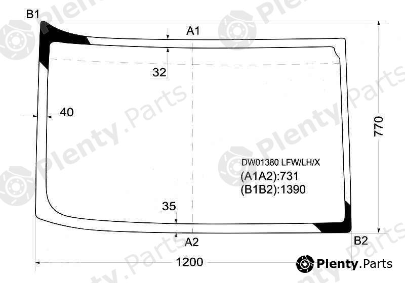  XYG part DW01380LFW/LH/X (DW01380LFWLHX) Replacement part