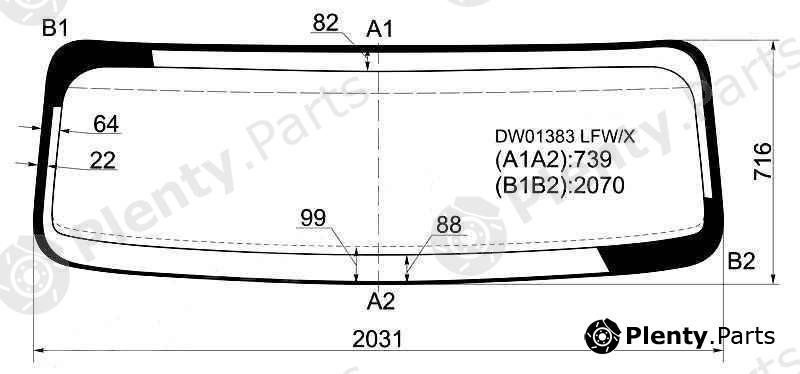  XYG part DW01383LFW/X (DW01383LFWX) Replacement part