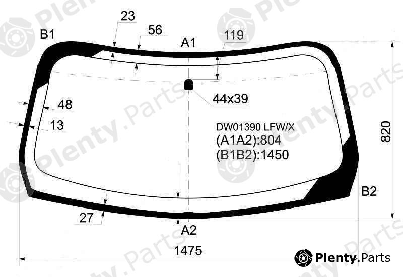  XYG part DW01390LFW/X (DW01390LFWX) Replacement part