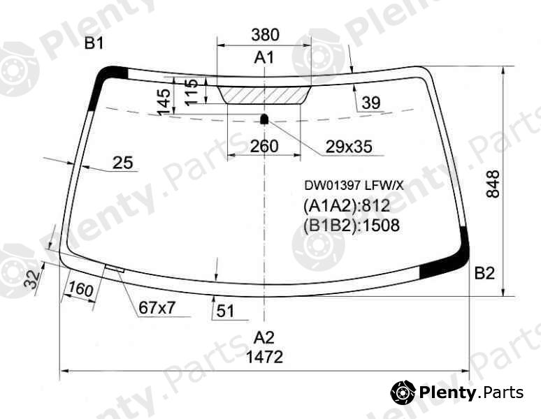 XYG part DW01397LFW/X (DW01397LFWX) Replacement part